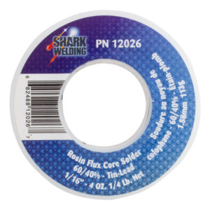 Rosin Flux Core Solder-60/40% Tin-Lead 1/16" - 1/4 lb. Spool - 12026