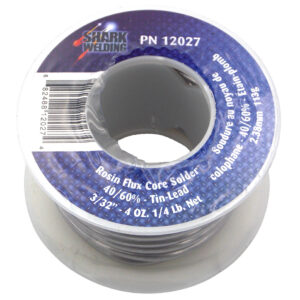 Rosin Flux Core Solder-40/60% Tin-Lead 3/32" - 1/4 lb. Spool