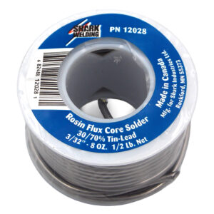 Rosin Flux Core Solder-30/70% Tin-Lead 3/32" 1/2 lb.