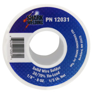 Solid Wire Solder 1/8" 30/70% Tin-Lead 1/2 lb. - 12031