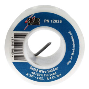 Solid Wire Solder. 3/32"40/60%1/4 lb.