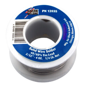 Solid Wire Solder. 3/32"40/60%1/4 lb.