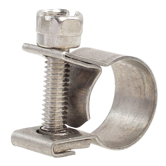 100 Pack 12mm / 1/2 Inch Silicone Vacuum Hose Clamps - Low Pressure Air Clip - Uxcell