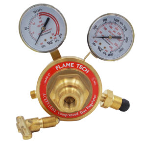 Regulator for Heavy Duty Kits - Acetylene 2.5" Face - 510 CGA - 2-15PSIG