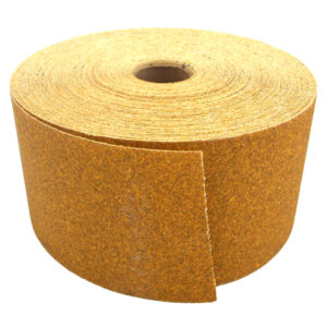 LIMITED STOCK! Gold Sanding Roll 2-3/4" x 45 Yards - 120 Grit - PSA Back