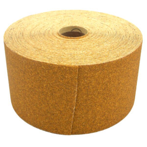 LIMITED STOCK! Gold Sanding Roll 2-3/4" x 45 Yards - 180 Grit - PSA Back