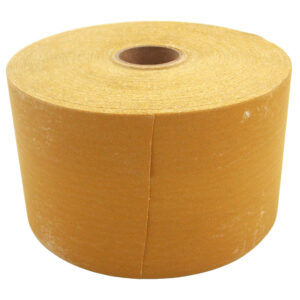 LIMITED STOCK! Gold Sanding Roll 2-3/4″ x 45 Yards – 320 Grit – PSA Back