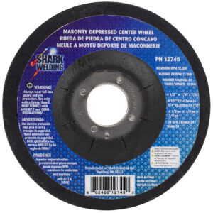 25 PK | Depressed Center Type 27 Grinding Wheels for use on Masonry 4.5"x 1/4" x 7/8