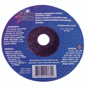 LIMITED STOCK! 1 PK | Flexible Grinding Wheels-4.5" x 1/8" x 7/8" - 60 Grit