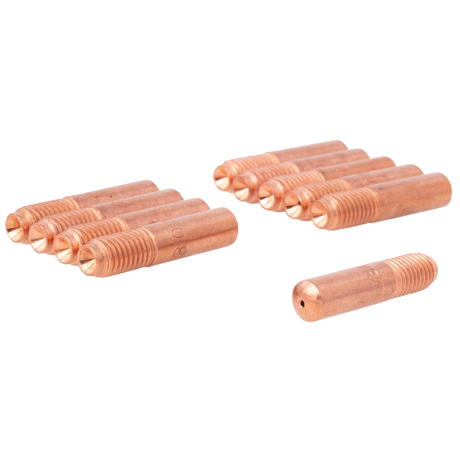 thumbnail image 2 of 50-Pack .045 MIG Welding Contact Tips - Fits Miller & Hobart 770183 2 of 4