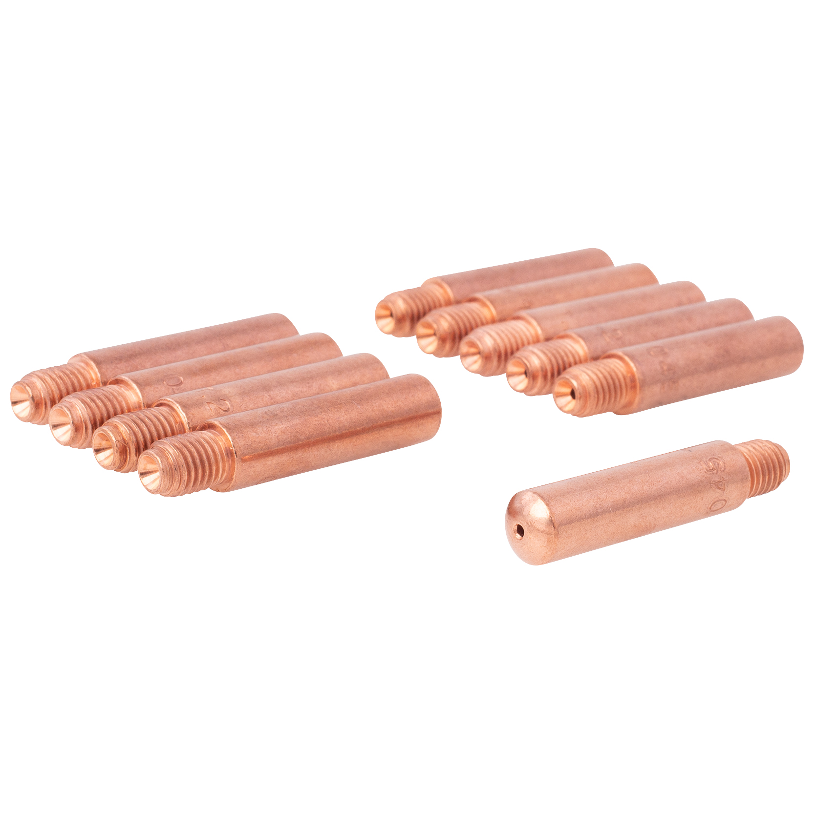 thumbnail image 2 of 10-Pack .023 MIG Welding Contact Tips – Fits Miller/Hobart – Smart Weld 770174 2 of 3