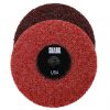 50 PK | Star-Brite Surface Prep Discs - 3" Medium/Maroon - USA