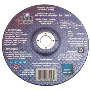 5 PK | Cut-off/Light Grinding Wheel - Type 27 for Pipeline. 7" x 1/8" x 7/8"