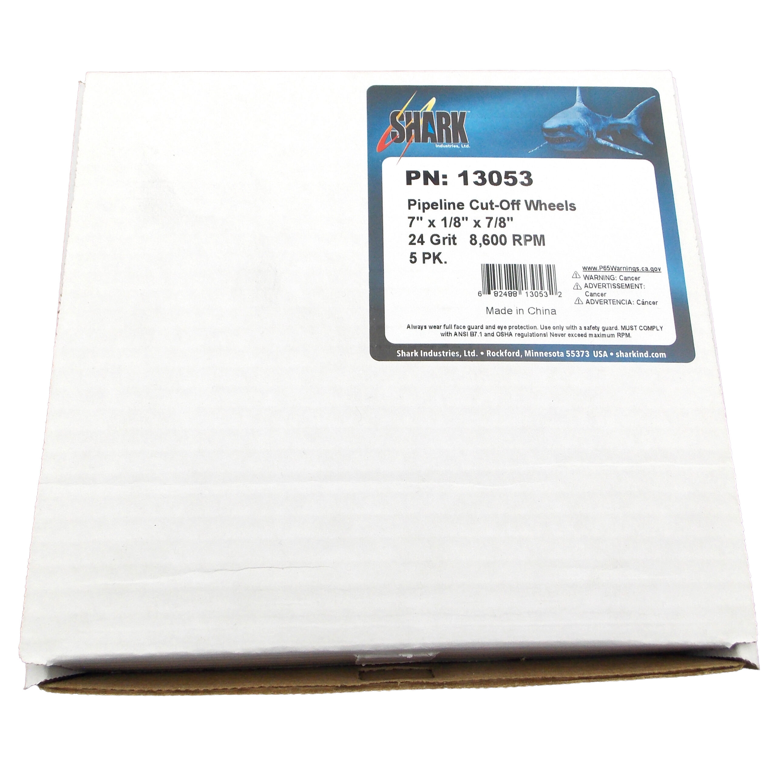 5 PK | Cut-off/Light Grinding Wheel - Type 27 for Pipeline. 7" x 1/8" x 7/8" - Image 5