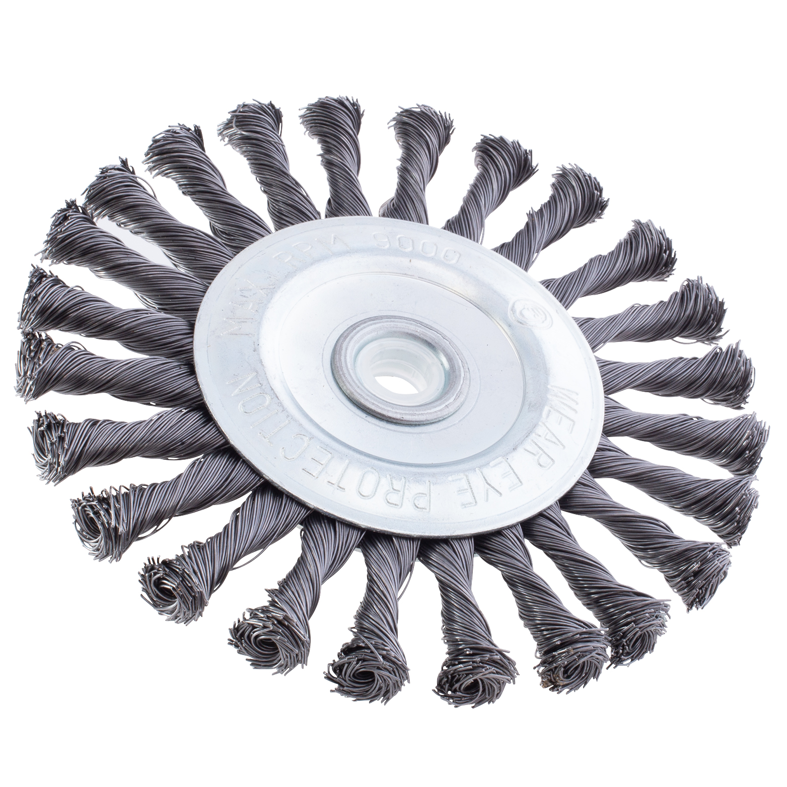 Pferd Advance 82612 Knotted Wire Wheel Brush, 6 Inch Dia., 0.02 Inch  Stainless Steel Wire 82612 PFE82612 - Gas and Supply