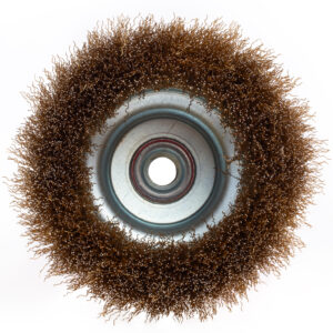 Crimped Wire Cup Brush - 5" x 5/8-11NC Arbor - .020 Wire