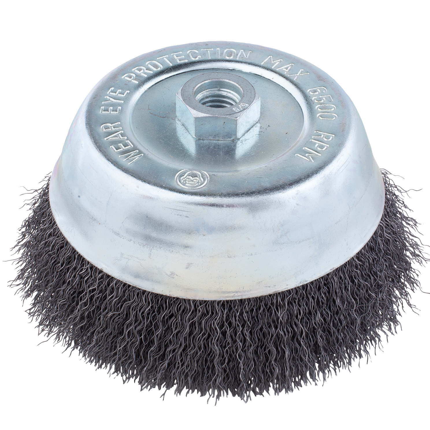 Shark 14082 6-Inch Crimped Wire Cup Brush