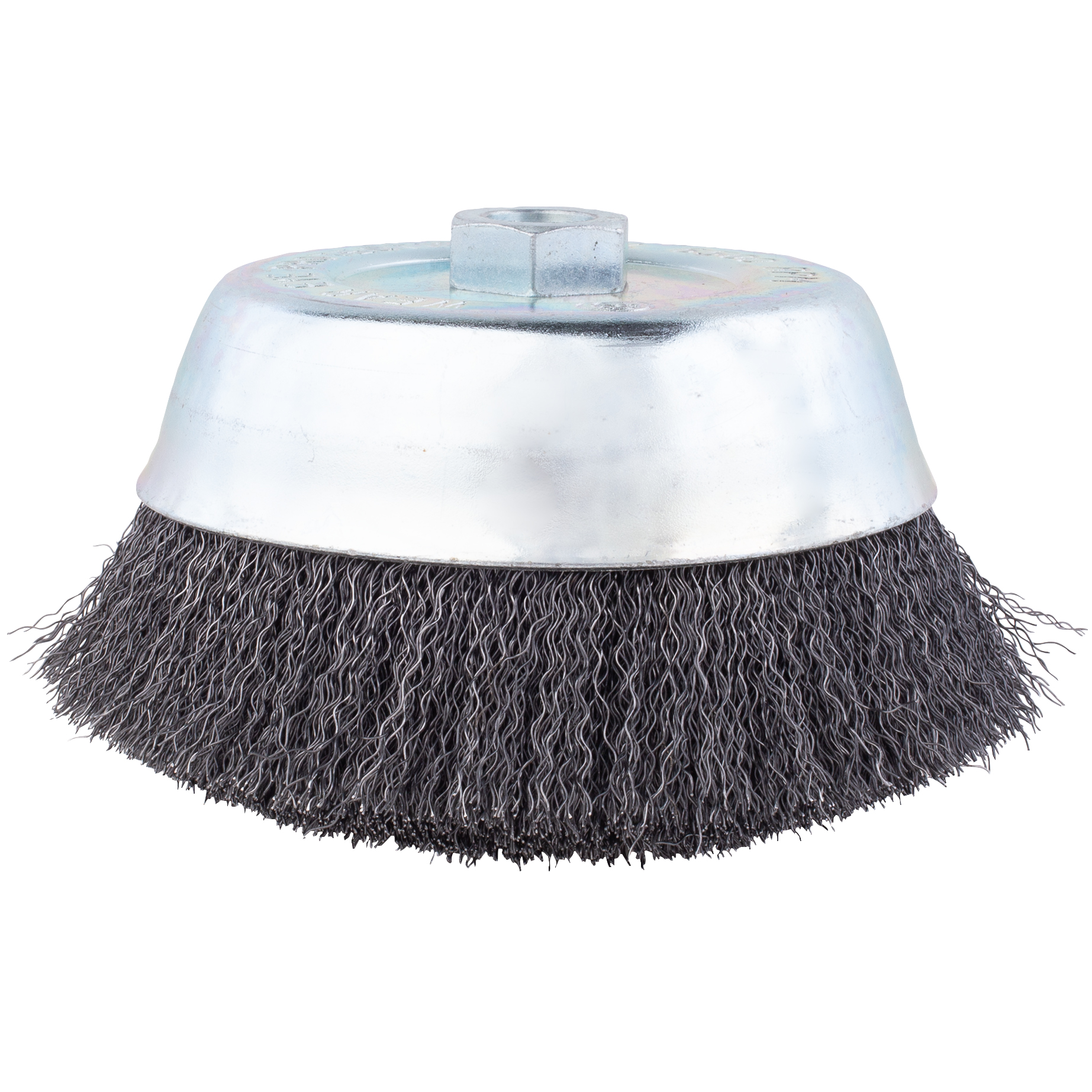 Knotted Wire Wheel Cup Brush (Black/Grey/Green)