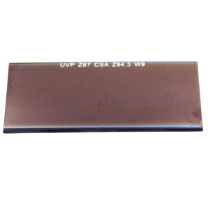 2" x 4 1/4" - Gold Shaded Welding Lens #9