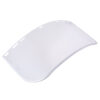 Replacement Grinding Shield with Metal Rim - Clear 8" x 16" - Image 2