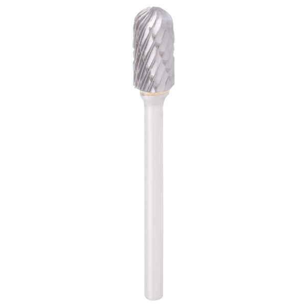 Mini Carbide Bur 1/4" Round Nose Cylinder-1/8" Shank-BTM-4