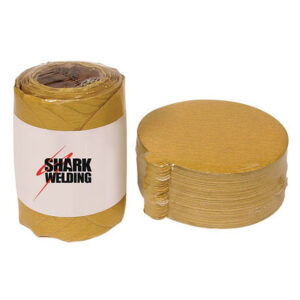 LIMITED STOCK! 50 PK | 5" PSA Gold Discs- 36 Grit - Extra Strong, Pressure Sensitive Adhesive Backing