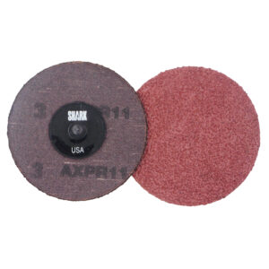 25 PK Mini Grinding Discs with Twist-to-lock Backing System - 3" Cloth Backed Aluminum Oxide - 24 Grit