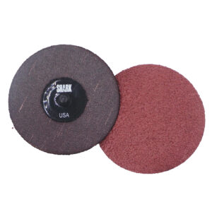 25 PK Mini Grinding Discs with Twist-to-lock Backing System - 3" Cloth Backed Aluminum Oxide - 36 Grit