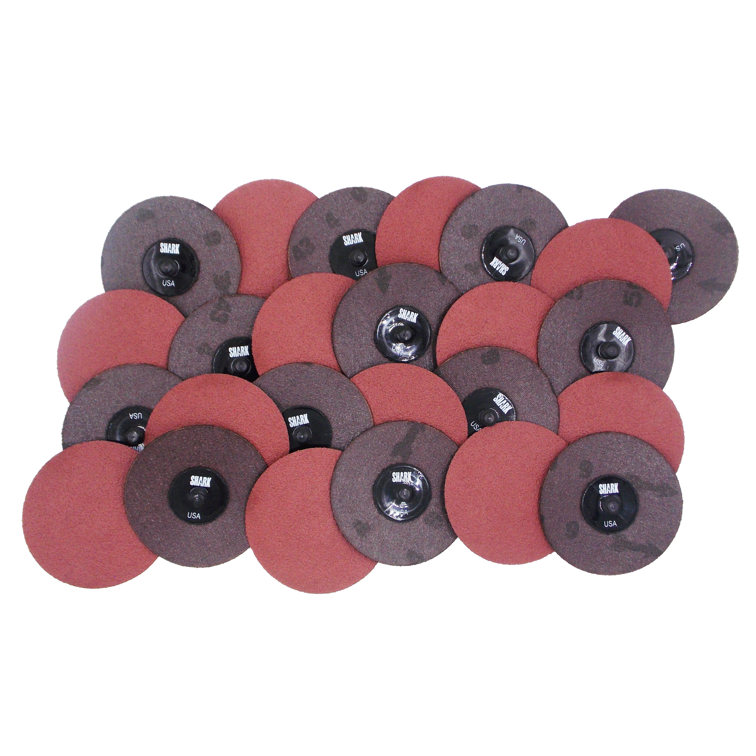 25 PK | 3" Mini Grinding Discs - Cloth Backed Aluminum Oxide - 50 Grit - Image 2