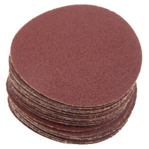 LIMITED STOCK! 25 PK | 3" A/O Pro Sanding Discs - Hook-and-Loop Backing - 80 Grit