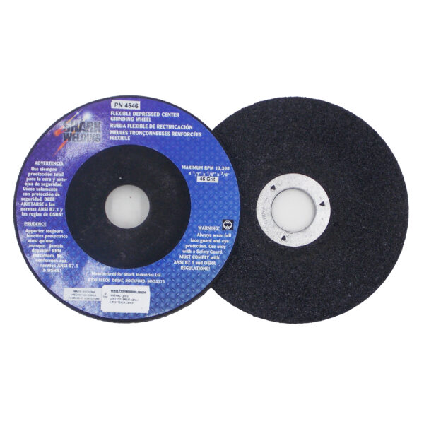LIMITED STOCK! 10 PK | Flexible Grinding Wheel 46G 4.5" x 1/8" x 7/8" - Image 2