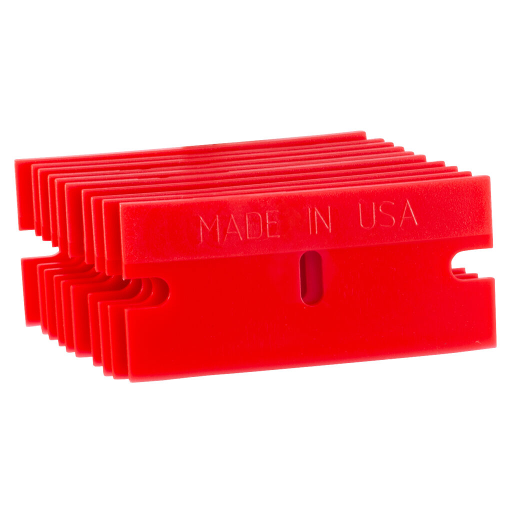 10 PK Plastic Razor Blades Shark Industries