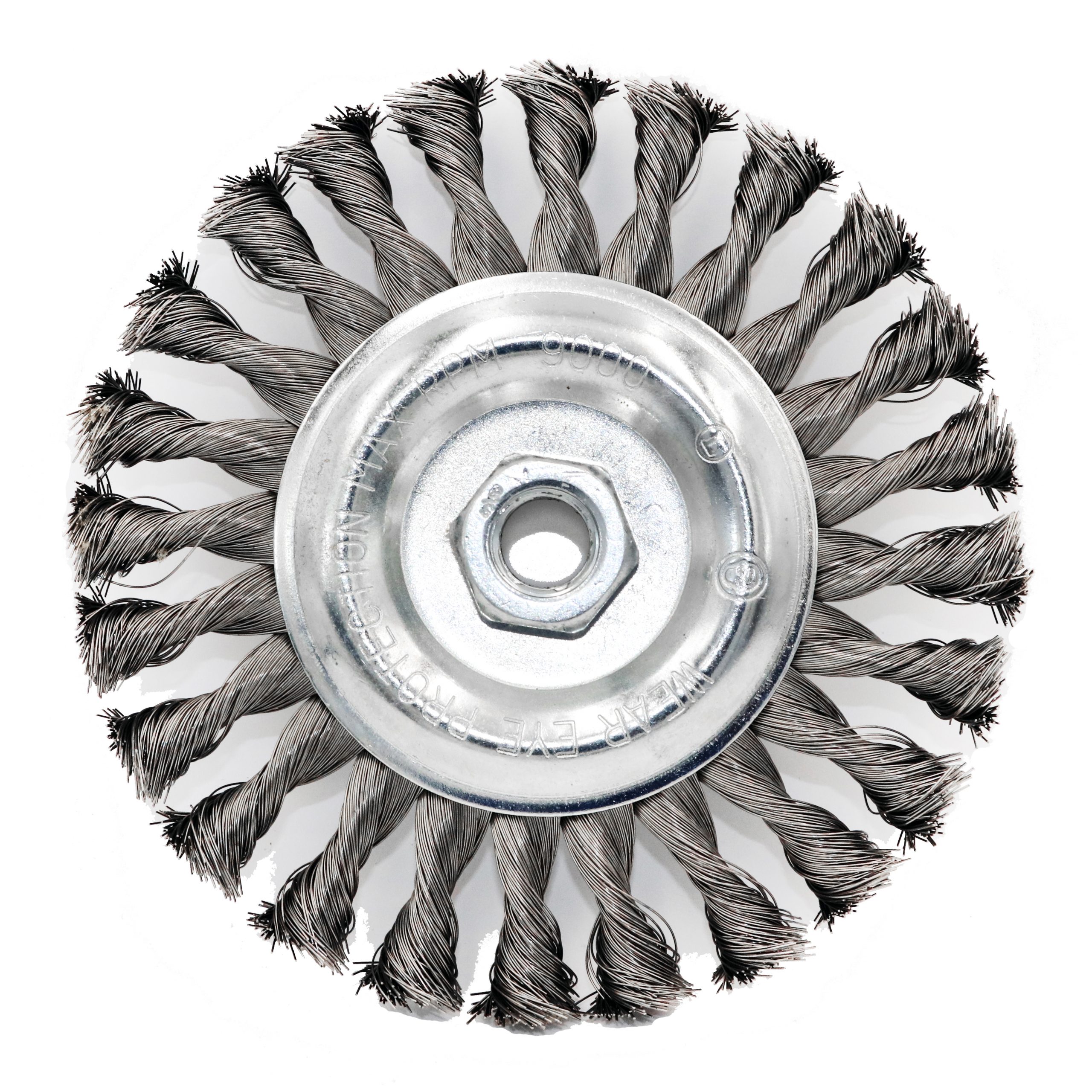 6Inch Straight Knotted Wire Wheel Shark Industries