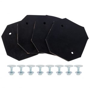 Lift Pads Clear for Challenger - Urethane Snap-In - 4 PK. - Shark Industries