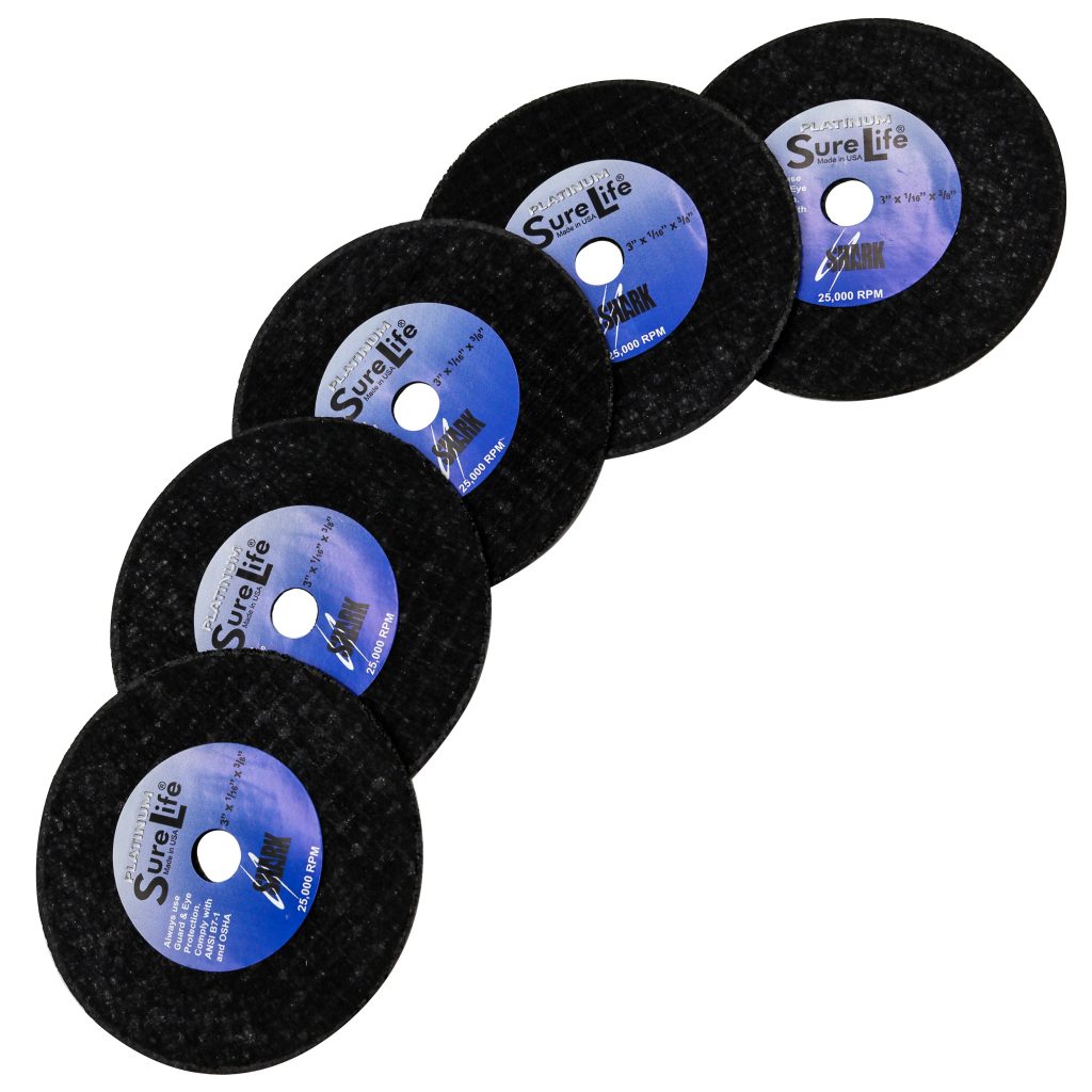 5 PK CutOff Wheel Zirconia (SureLife) 3" x 1/16" x 3/8" 36