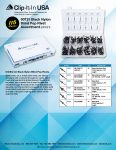 115 Piece Black Nylon Blind Pop Rivet Assortment in 12 Compartments - Image 7