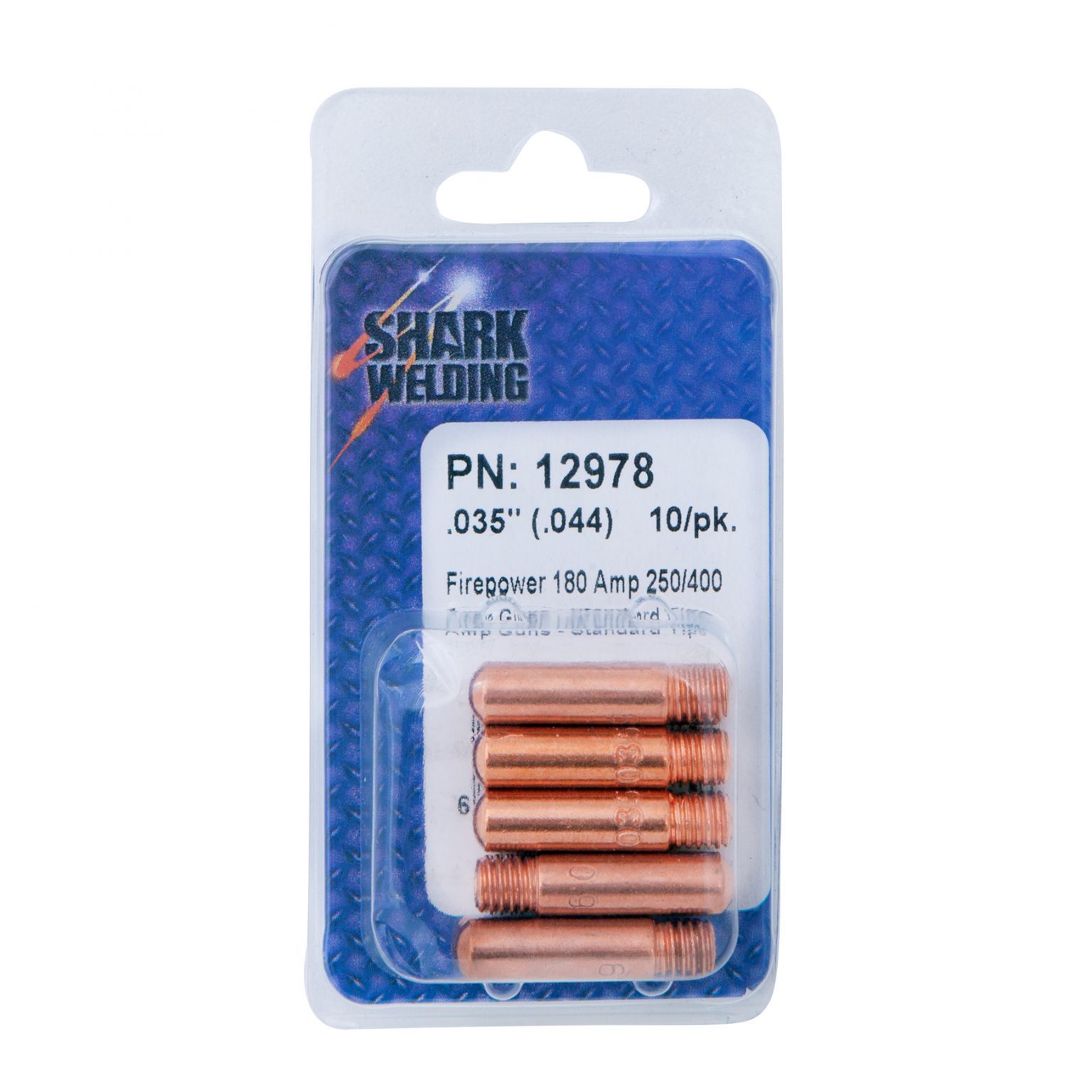 10 PK Mig Welder Contact Tip (Standard) Firepower 180 Amp Tip