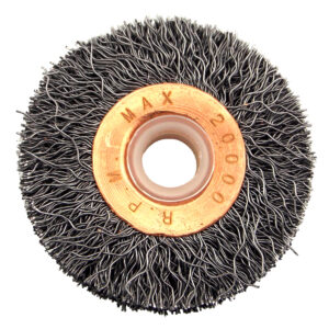 1 PK | HD Circular Crimped Wire Wheel - 2" x 1/2"-3/8" Arbor - .0118 Wire