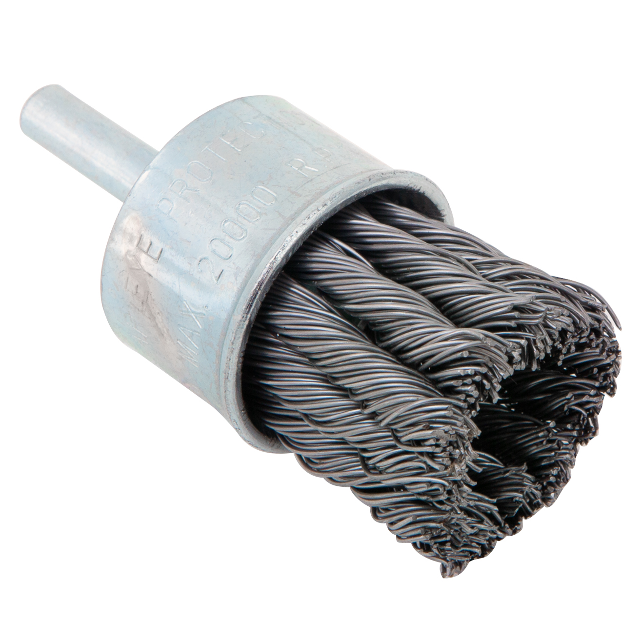 Shark - Knotted Wire Cup Brush - Double Row -6 x 5/8-11NC .014 Wire.