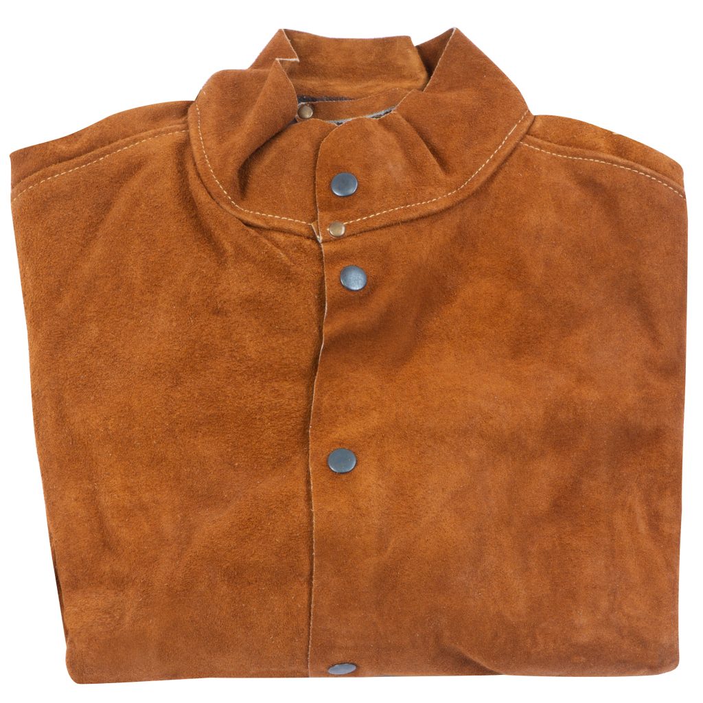 80’s “Hand Made” Welder Coat Lincoln Traditional FR Cloth Welding Jacket K2985