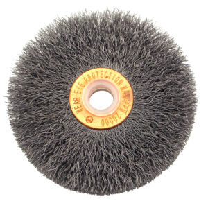 HD Crimped Wire Wheel - 3"x 1/2"-3/8" Arbor - .008 Wire