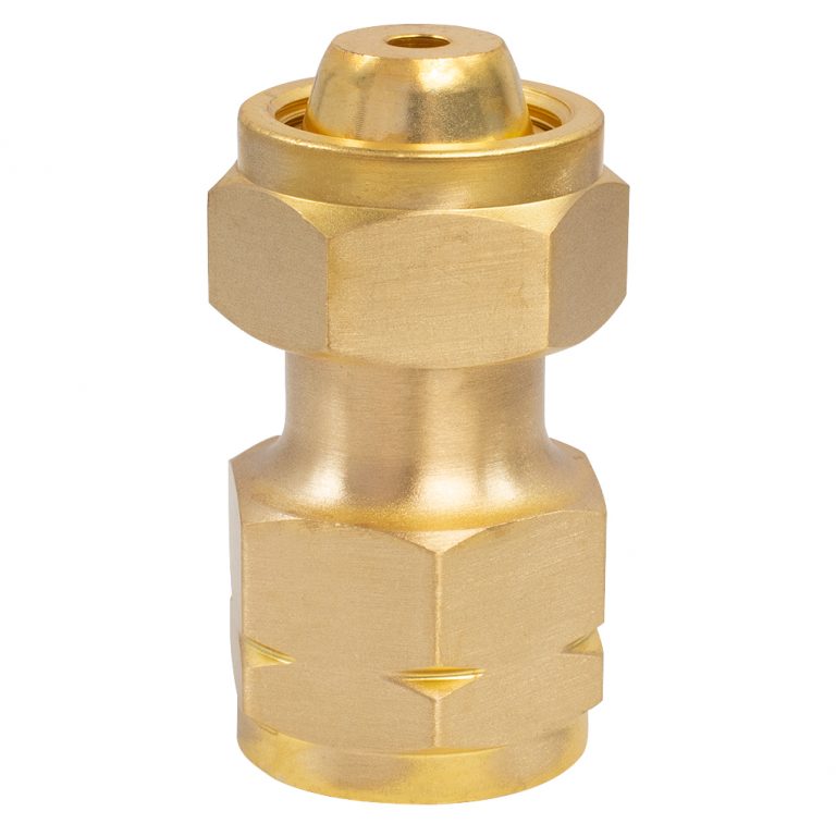 OxygenAcetylene Tank Adaptpr CGA 520 to CGA 510 "B" Shark Industries