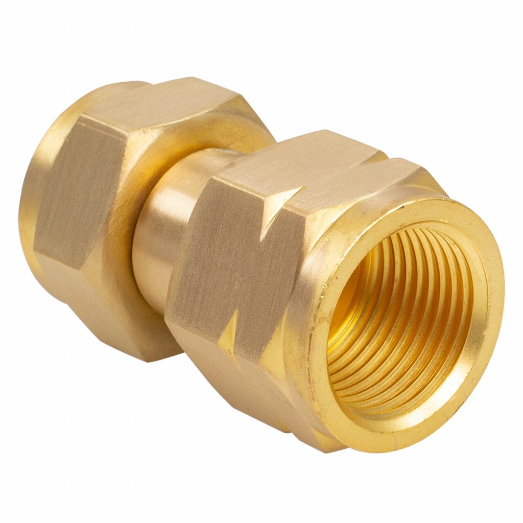 OxygenAcetylene Tank Adapter CGA 520 to CGA 510 "B" 1 Pack Shark