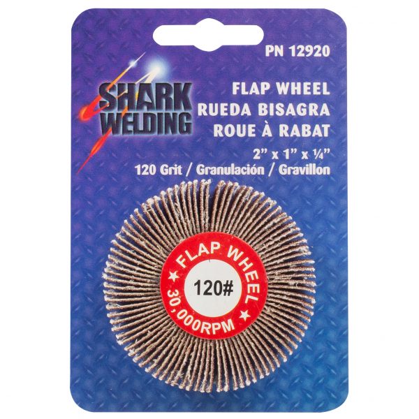 1 PK | Flap Wheel - Aluminum Oxide - 2" x 1" x 1/4" Shank - 120 Grit