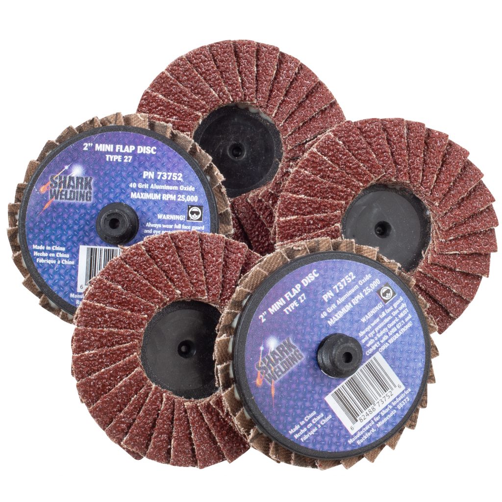 5 PK | Mini Flap Disc - Type 27 - Aluminum Oxide - 2