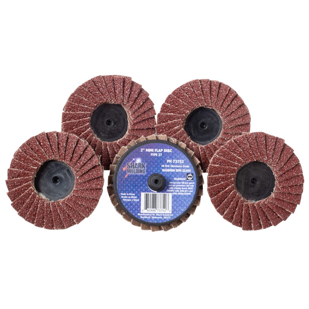 5 PK | Mini Flap Disc - Type 27 - Aluminum Oxide - 2