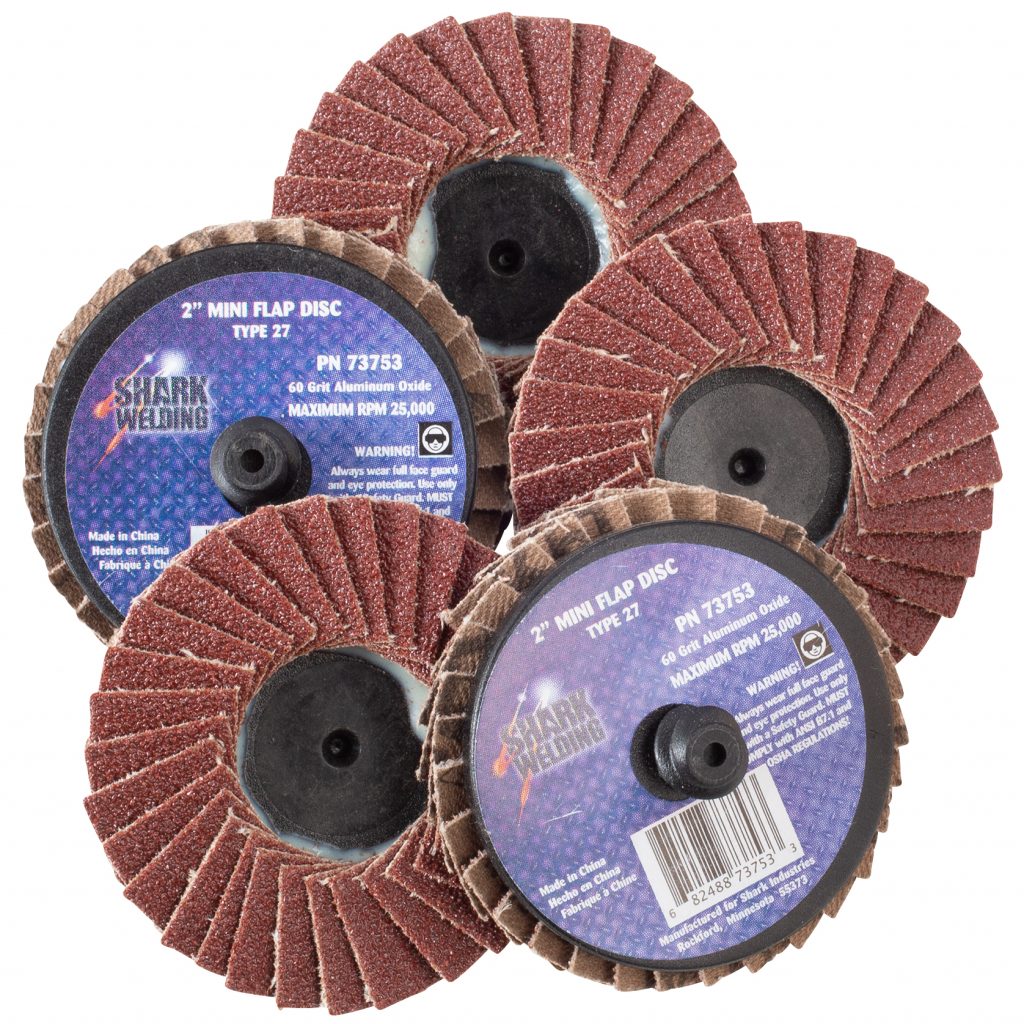 5 PK | Mini Flap Disc - Type 27 - Aluminum Oxide - 2