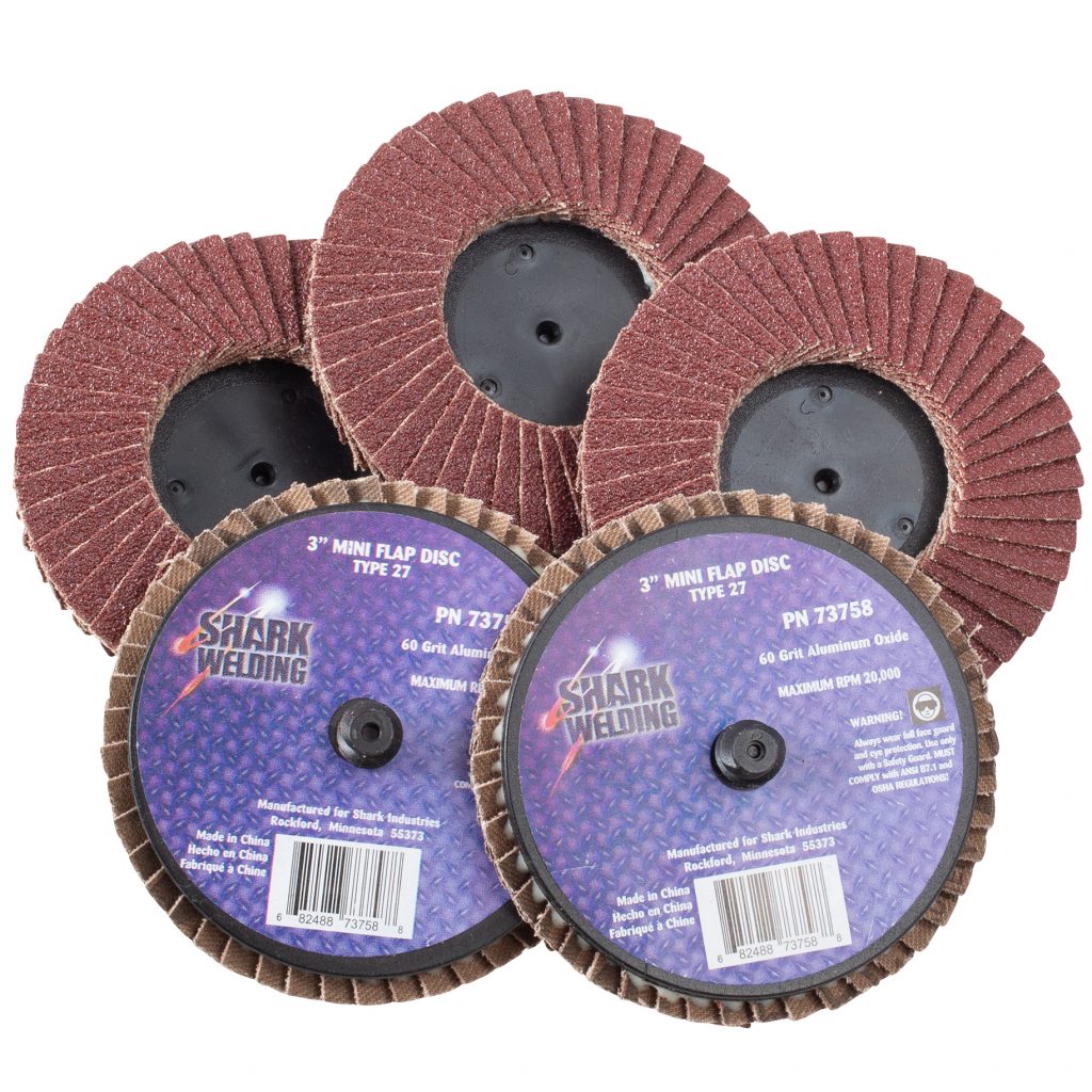 5 PK | Mini Flap Disc - Type 27 - Aluminum Oxide - 3