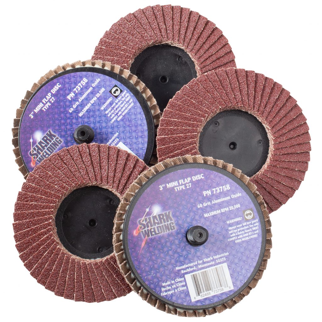 5 PK | Mini Flap Disc - Type 27 - Aluminum Oxide - 3