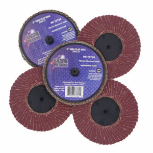 5 PK | Mini Flap Disc - Type 27 - Aluminum Oxide - 3" - 120 Grit